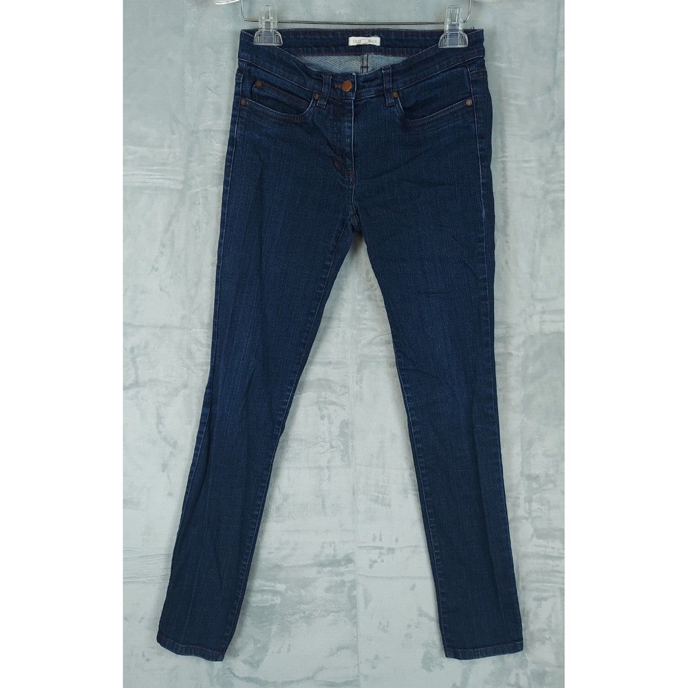 Eileen Fisher Women's Size 4 Dark Wash Skinny Denim Jeans 27x30‎